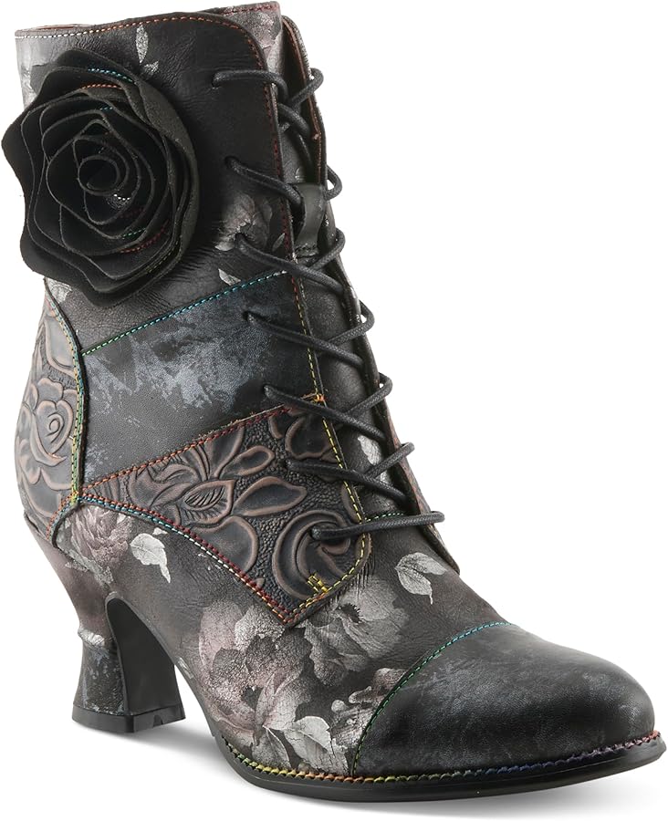 Amazon.com | L'Artiste by Spring Step Womens Roselia Black Multi 2